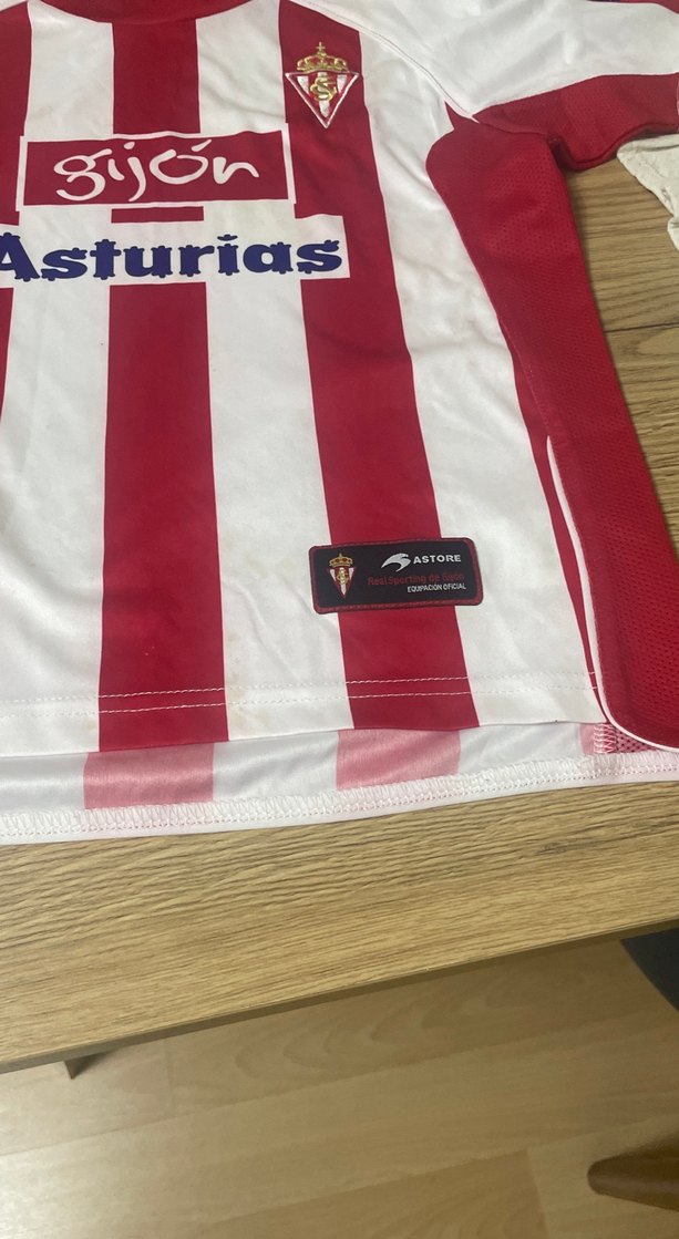 Beyaz Kırmızı Çizgili Kısa Kollu Erkek Forma - Görsel 2