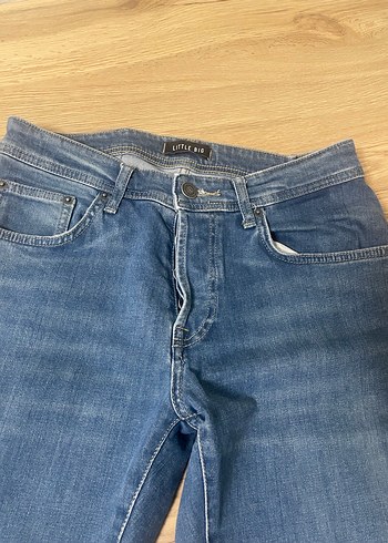 Erkek Mavi Regular Fit Denim Jean - Görsel 6