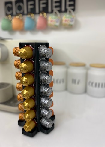 Siyah Kapsül Kahve Makinesi Standı - Görsel 2