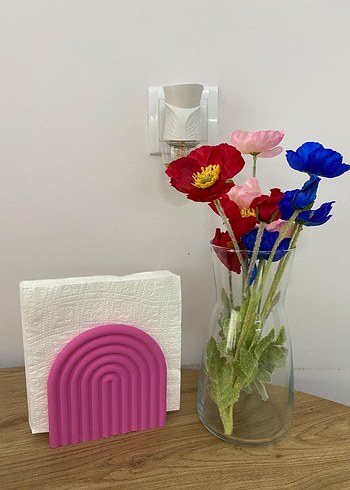 Pembe Pastel Peçetelik - Görsel 3