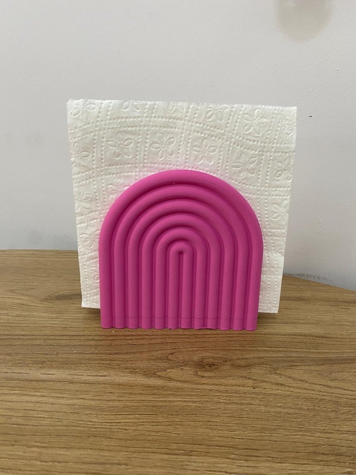 Pembe Pastel Peçetelik - Görsel 2