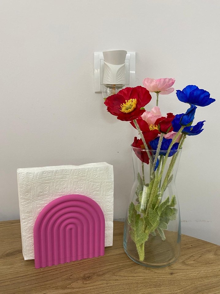 Pembe Pastel Peçetelik - Görsel 3