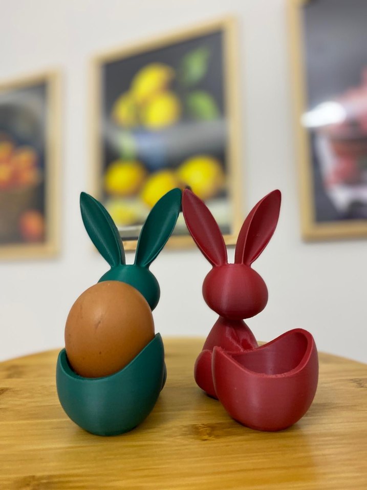 Tavşan Figürlü Yumurta Tutucu - Görsel 2