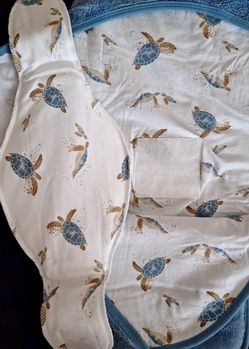 Biorganik Mavi Bebek Battaniyesi - Görsel 3