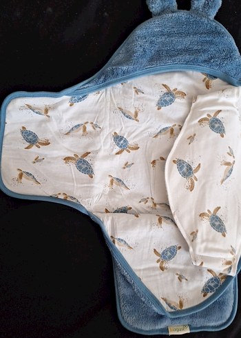 Biorganik Mavi Bebek Battaniyesi - Görsel 5