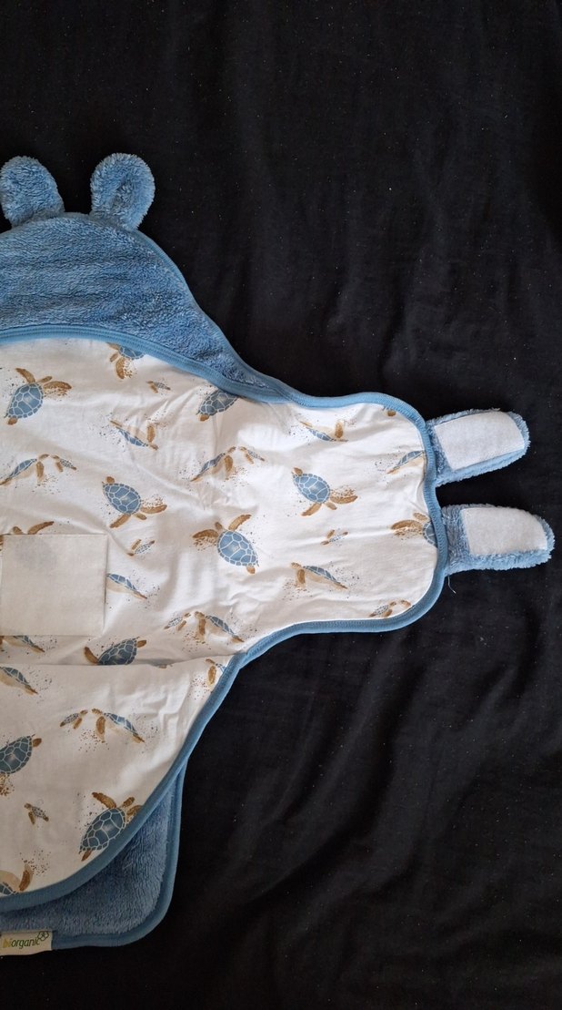 Biorganik Mavi Bebek Battaniyesi - Görsel 4