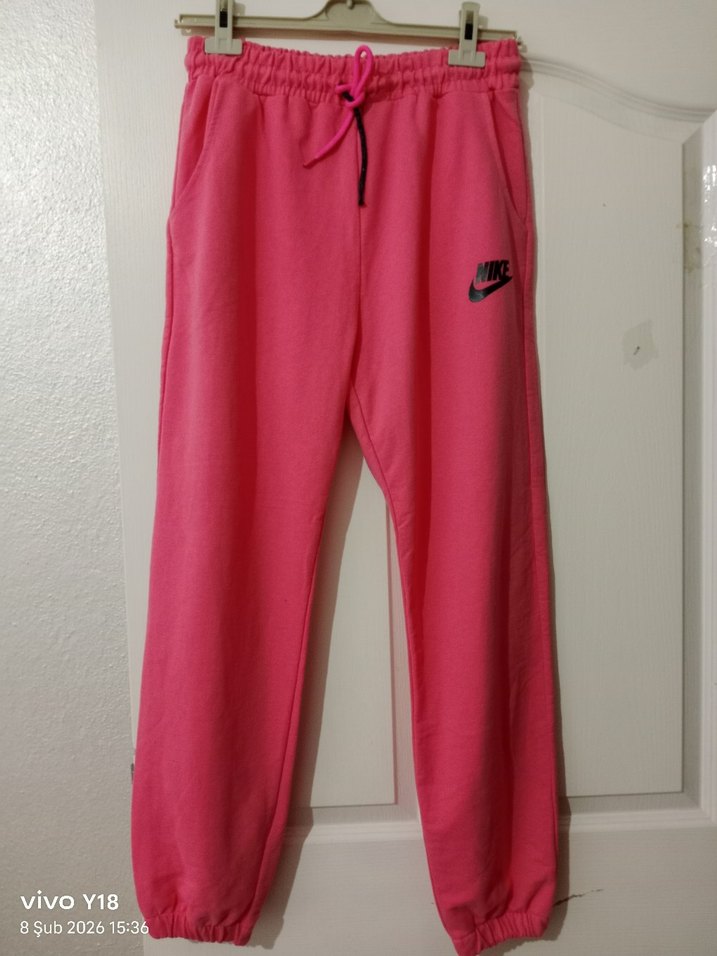 Pembe Kadın Rahat Kesim Eşofman Altı - Görsel 2