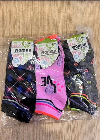 12 çift kadın çorap - Görsel 2