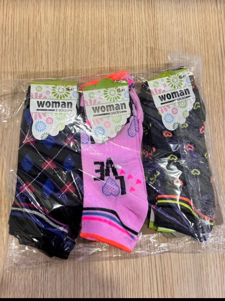 12 çift kadın çorap - Görsel 3