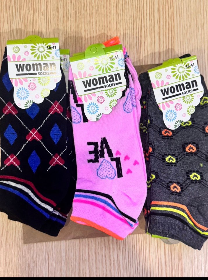12 çift kadın çorap - Görsel 4