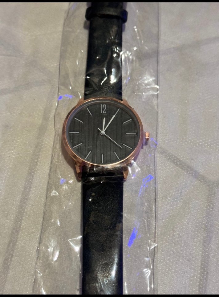 Siyah Kemerli Minimalist Kadın Saati - Görsel 3