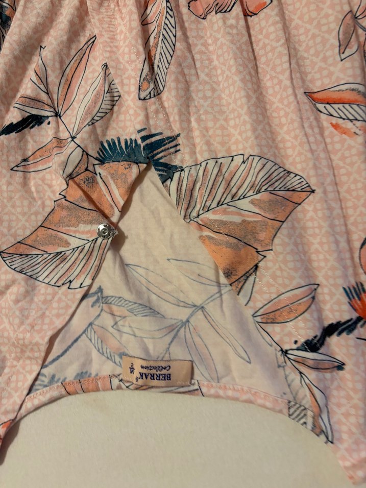 Çiçek Desenli Hamile Tunik, Uzun, Askısız - Görsel 2