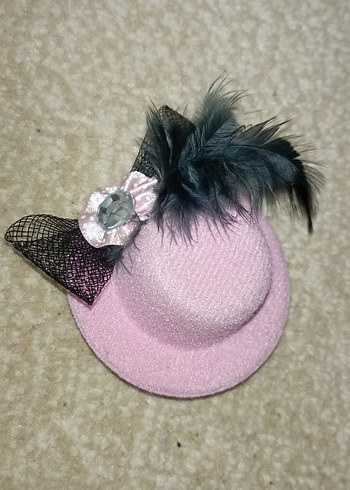 Pembe Leopar Desenli Kürklü Çocuk Toka - Görsel 2