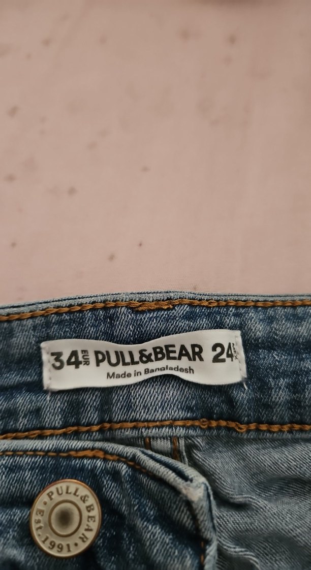 Kadın Gri Denim Midi Jean Pantolon - Görsel 3