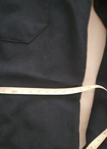 Çıtçıtlı Lacivert Kadın Uzun Pamuklu Forma - Görsel 4