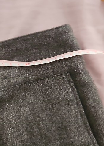 Gri Kemerli Kadın Bermuda Şort - Görsel 4