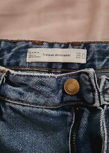 Gevşek Kesim Kadın Kot Pantolon - Görsel 6