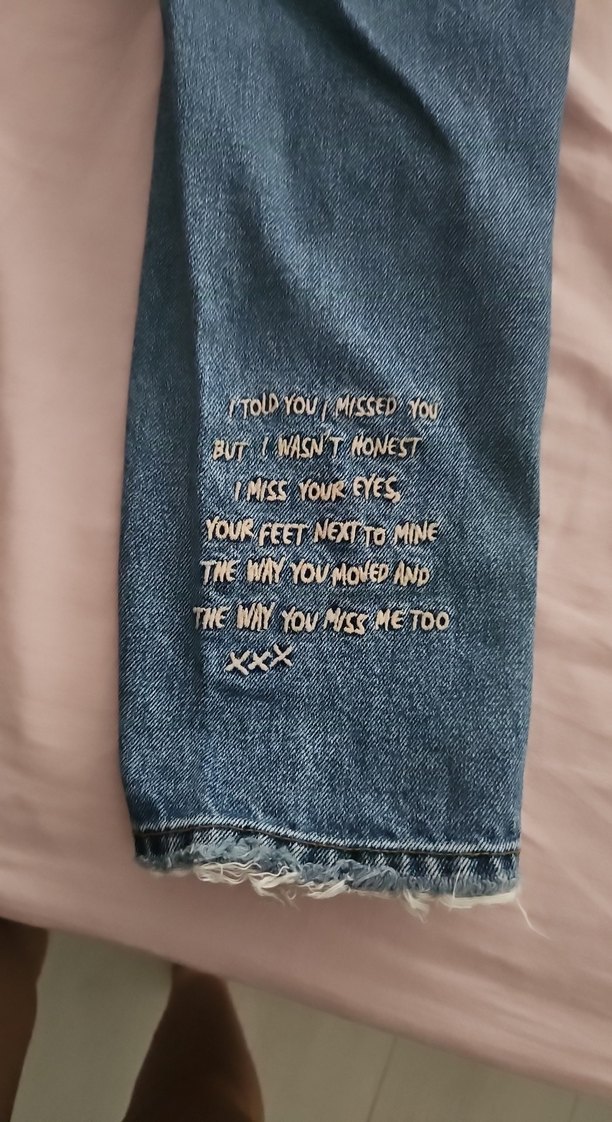 Gevşek Kesim Kadın Kot Pantolon - Görsel 4