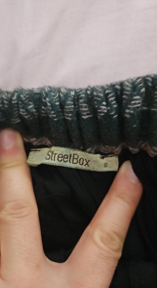 Nakışlı Siyah Bohem Mini Etek - Görsel 4