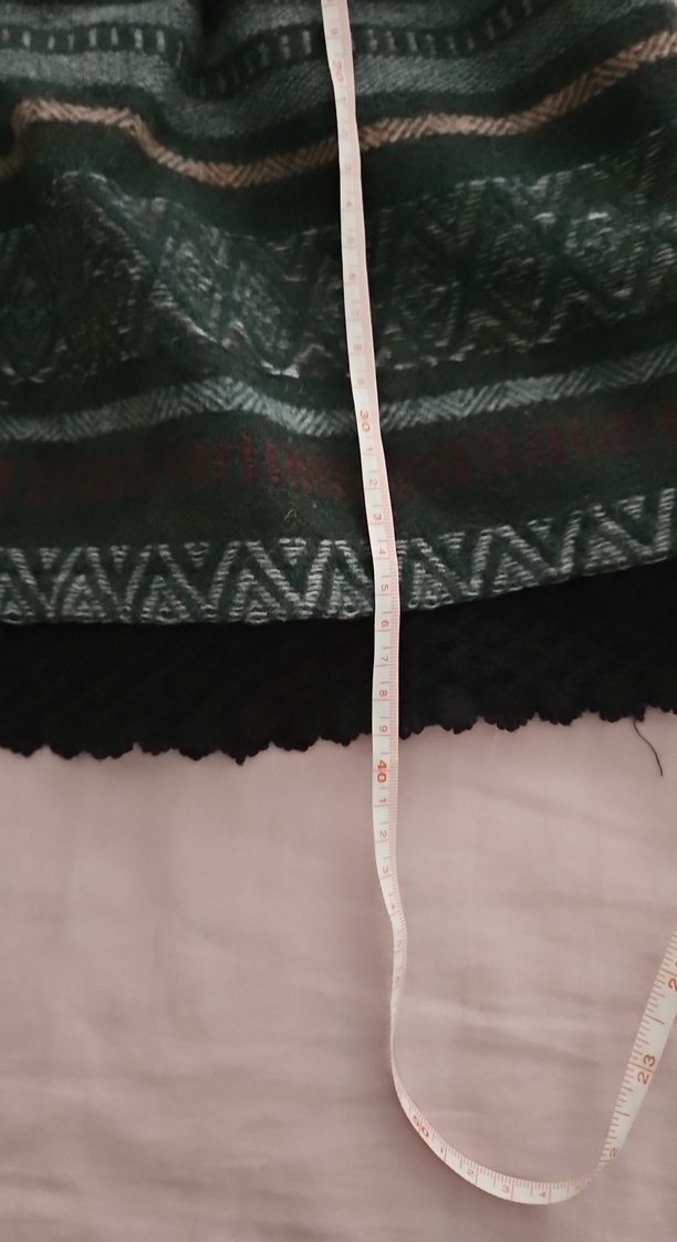 Nakışlı Siyah Bohem Mini Etek - Görsel 3