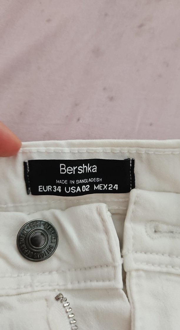 Beyaz Kadin denim Pantolon - Görsel 3