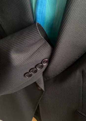 Kadın Lacivert Modern Klasik Blazer Ceket pantolon takım - Görsel 7