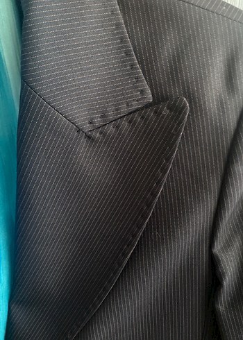 Kadın Lacivert Modern Klasik Blazer Ceket pantolon takım - Görsel 2