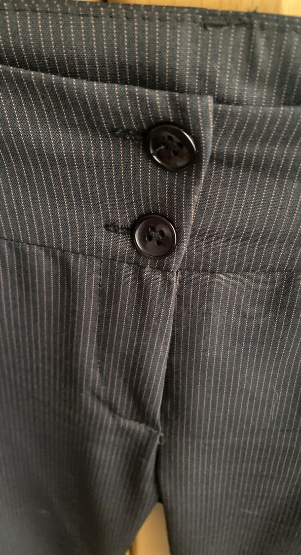 Kadın Lacivert Modern Klasik Blazer Ceket pantolon takım - Görsel 4