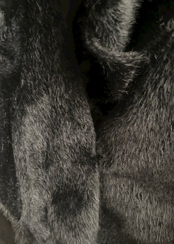 Siyah tavşan tüyü kaban - Görsel 4