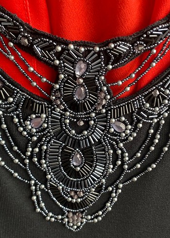 Merserıze abıye sıfır kol bluz - Görsel 3