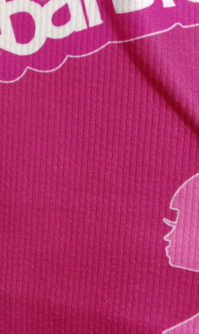 Barbie Baskılı Pembe Kız Tayt - Görsel 3