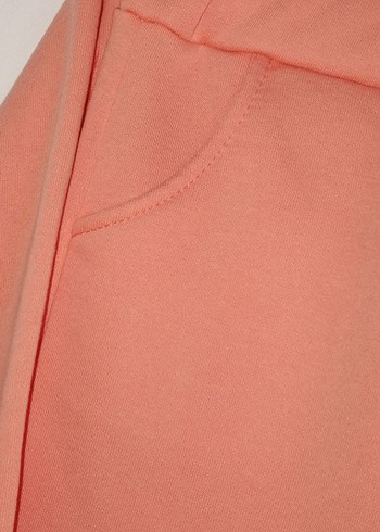 Pembe Baskılı Kız Sweatshirt ve Eşofman Takımı - Görsel 3