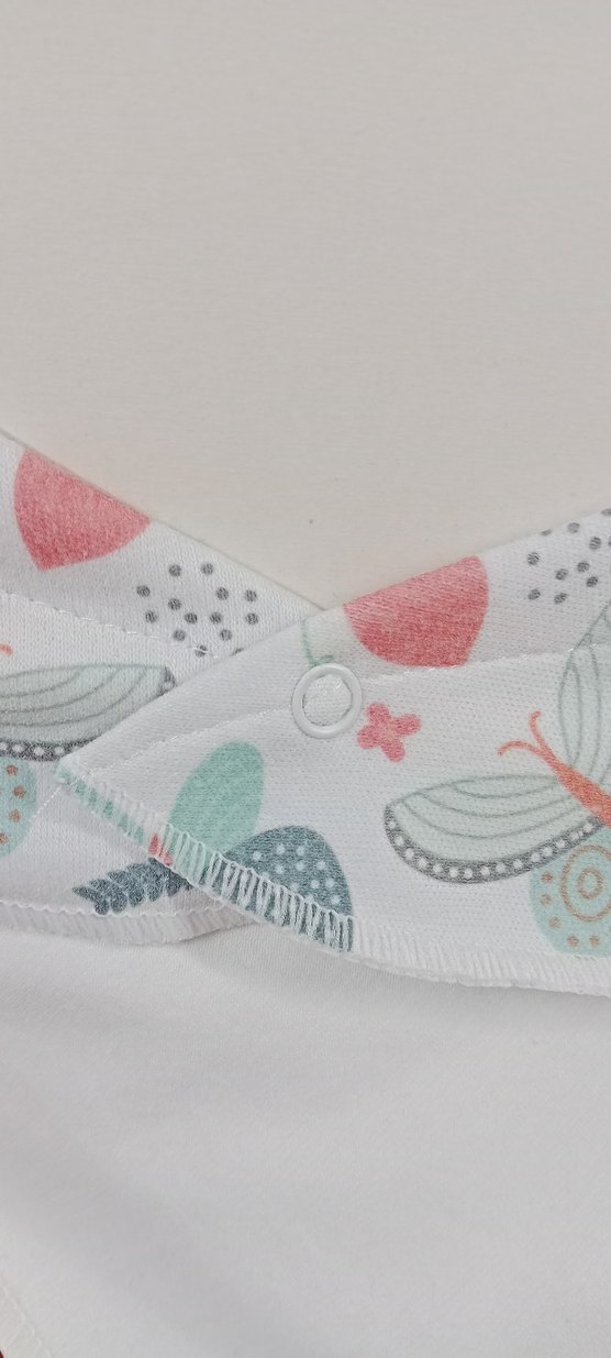 Bebek Desenli Pastel Renkli Fular Önlük - Görsel 2