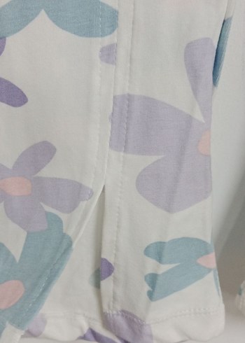 Kız Çocuk Çok Renkli Dantel Detaylı Tayt - Görsel 2