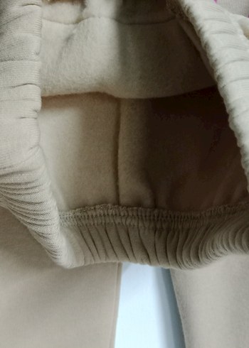 Bej Kız Çocuk Oversize Sweatshirt ve Eşofman - Görsel 5