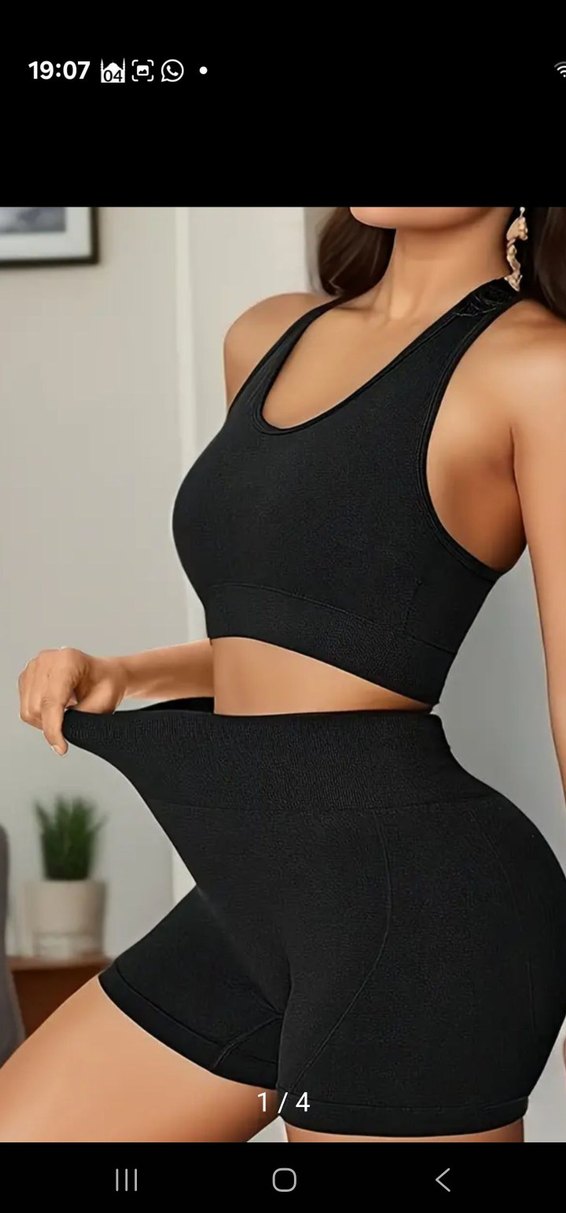 Siyah V Yakalı Mini Spor takım - Görsel 3