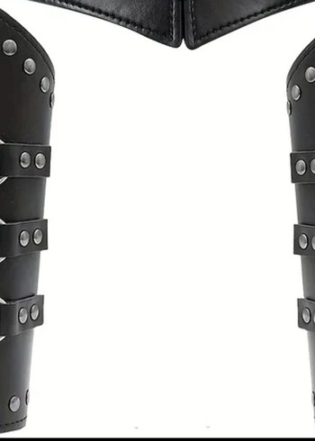 Siyah Gotik deri kostüm - Görsel 6