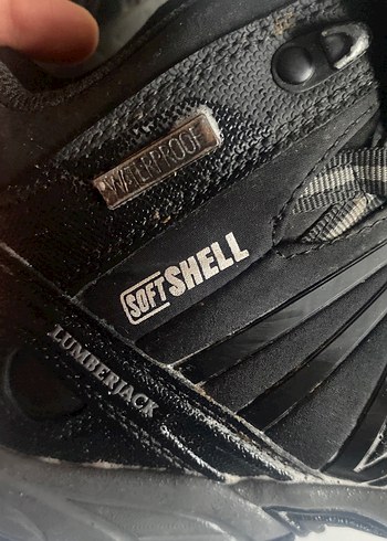 Siyah Bağcıklı Kauçuk Erkek Botları - Görsel 4