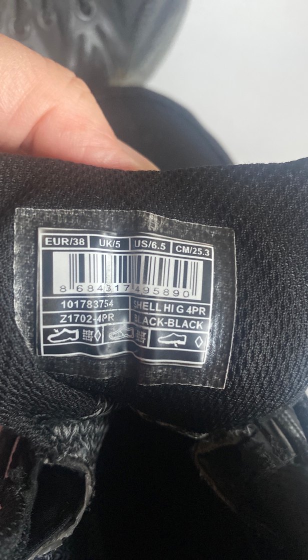 Siyah Bağcıklı Kauçuk Erkek Botları - Görsel 3