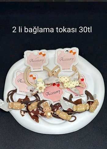 Renkli Elastik Saç Bantları Çocuklar İçin - Görsel 3