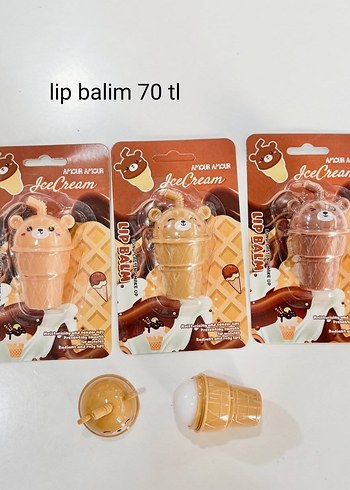 Ayıcık Tasarımlı Renkli Dudak Balmı - Görsel 2