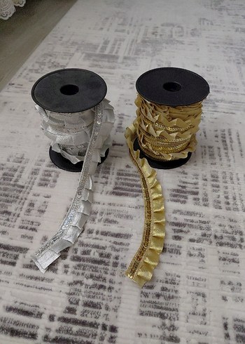 Altın Renkli Parlak  Süsleme Şeritleri - Görsel 2