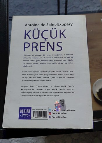 Küçük Prens - Antoine de Saint-Exupéry - Görsel 2