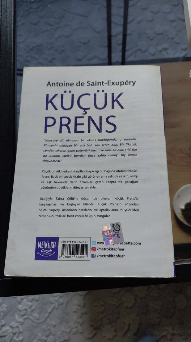 Küçük Prens - Antoine de Saint-Exupéry - Görsel 2