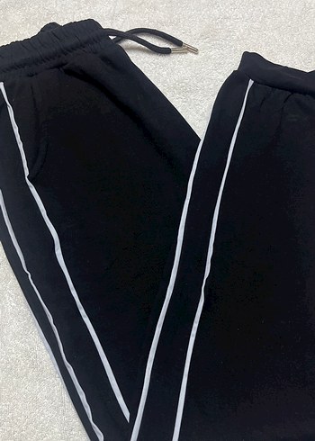 Siyah Kadın Rahat Kesim Eşofman Altı - Görsel 2