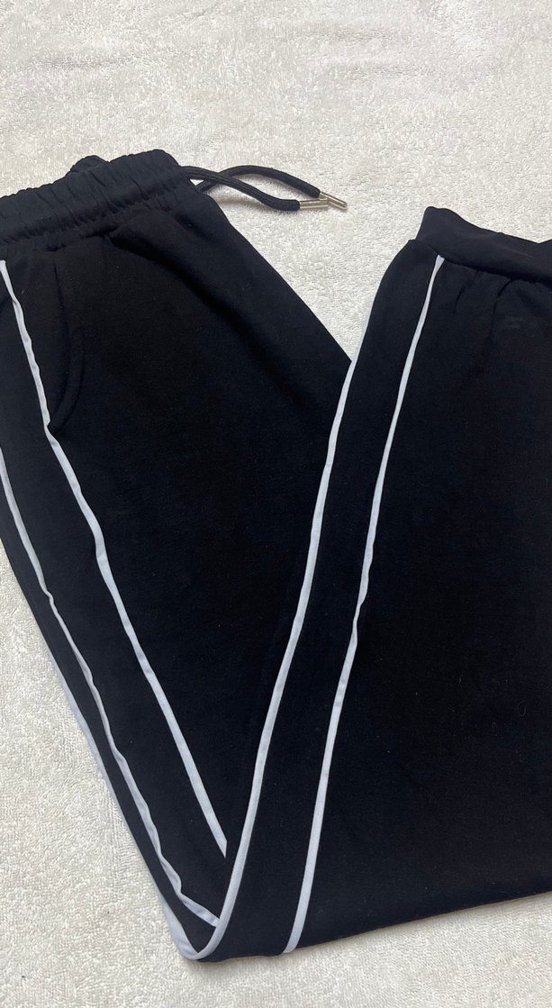 Siyah Kadın Rahat Kesim Eşofman Altı - Görsel 2