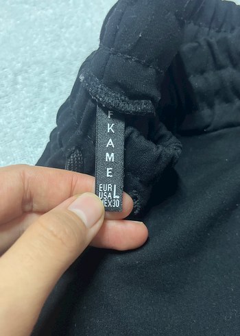 Siyah Rahat Kesim Kadın Eşofman Altı - Görsel 2