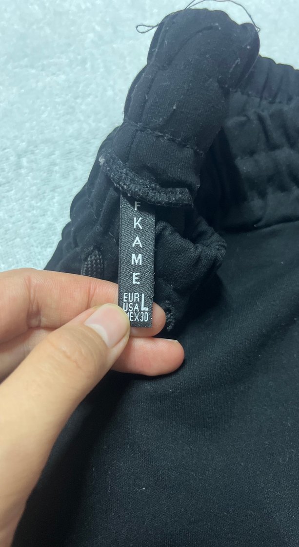 Siyah Rahat Kesim Kadın Eşofman Altı - Görsel 2