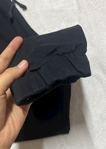 Siyah Rahat Kesim Kadın Eşofman Altı - Görsel 2