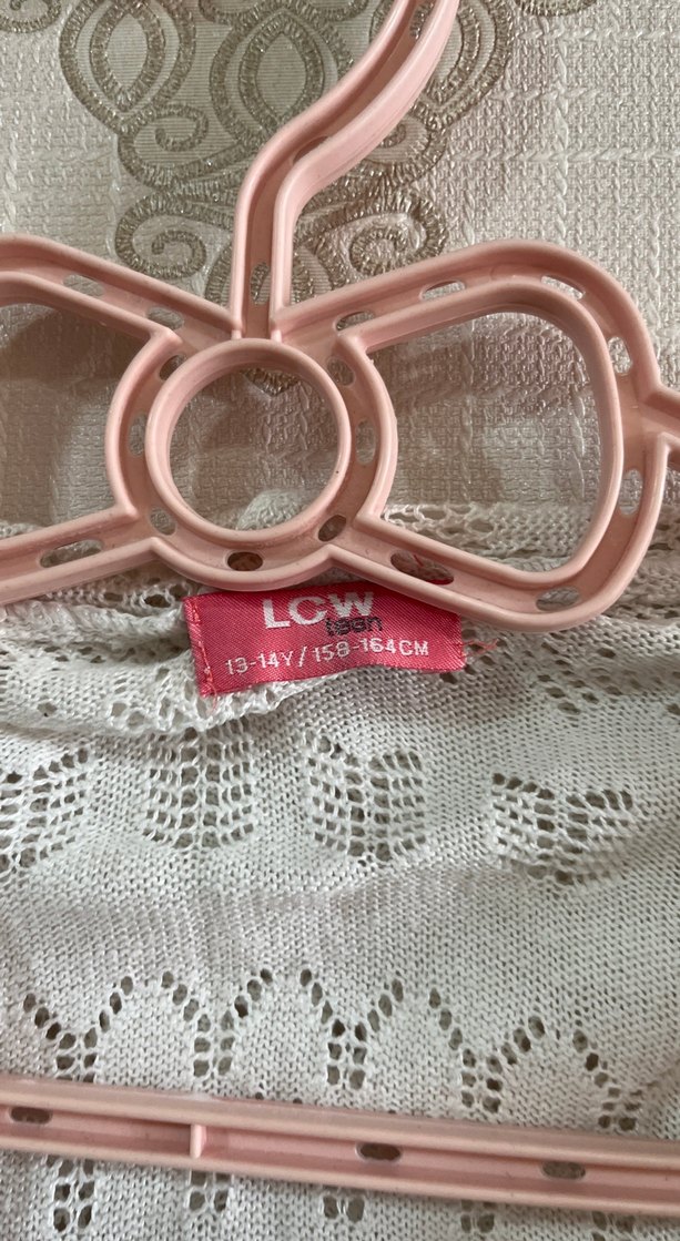 Beyaz Nakışlı Bohem Triko Hırka - Görsel 3